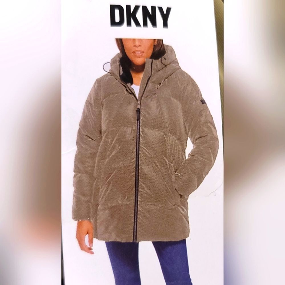 Women's Taupe Hooded Jacket